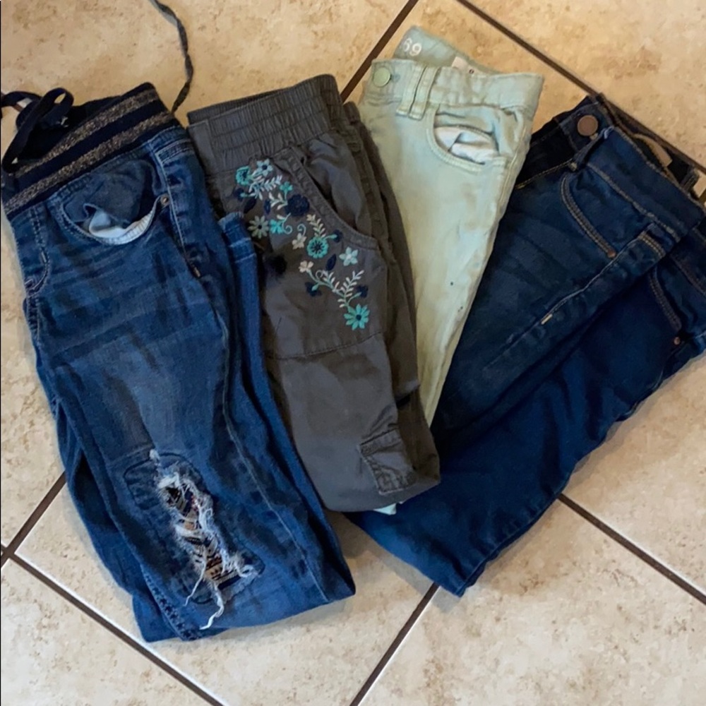 Lot of girls size 7/8 pants/jeans